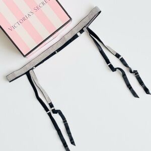 Victoria's Secret Diamond Rhinestone Shine Strap Garter Belt